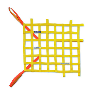 Red de seguridad para ventana Sparco amarilla (FIA)