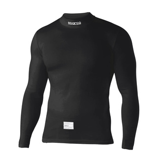 Camiseta interior de cuello alto Sparco RW-4 MY22 negra (FIA)
