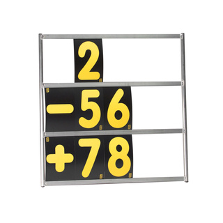 Pizarra de boxes OMP con juego de 24 caracteres