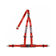 Arnés de 3 puntos Sparco Club H-3M Dual rojo (ECE)