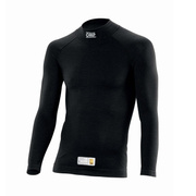 Camiseta interior de cuello alto OMP Tecnica EVO negra (FIA)