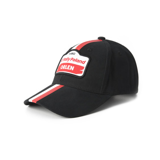 Gorra de béisbol Stripe Rally Poland WRC 2024 negro