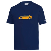 Camiseta Sparco Lancia HF Delta Integrale azul marino/amarilla