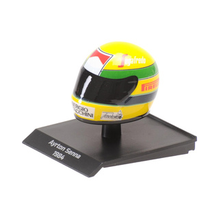 Casco en miniatura 1:10 Ayrton Senna Collection