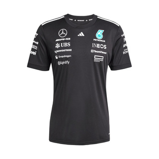 T-shirt femme Team Mercedes AMG F1 2025 noir