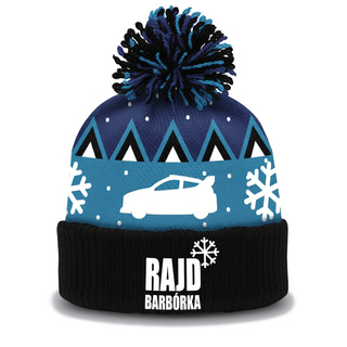 Bonnet pompom Barbórka Rally noir