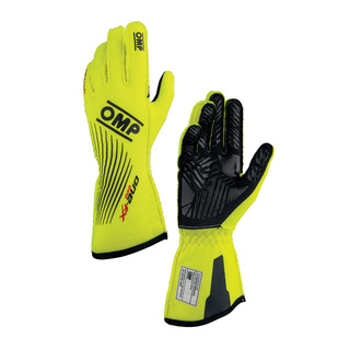 Gants OMP One EVO FX MY26 jaunes (FIA)