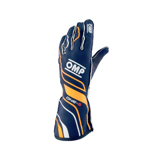 Gants OMP One-S MY20 bleu marine (FIA)