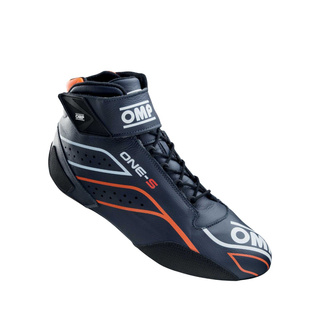 Chaussures OMP One-S MY26 bleu marine/orange (FIA)