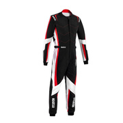 Combinaison karting Sparco Kerb noire/rouge (FIA)
