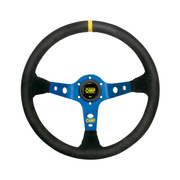 Volant OMP CORSICA BLUE suède