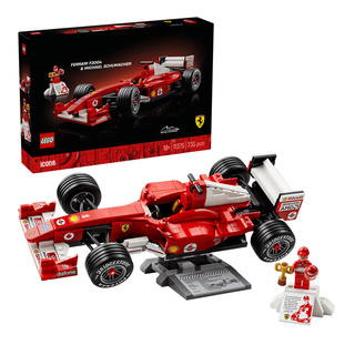 Voiture miniature LEGO Icons Michael Schumacher Ferrari F2004