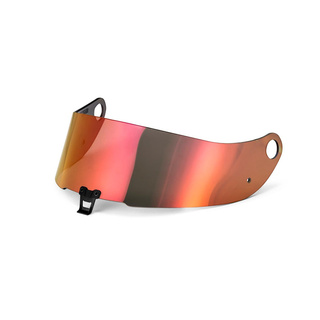 Visière longue pour casque Sparco Prime RF-10W - rouge iridium