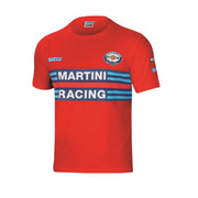 T-shirt Sparco Martini Racing rouge