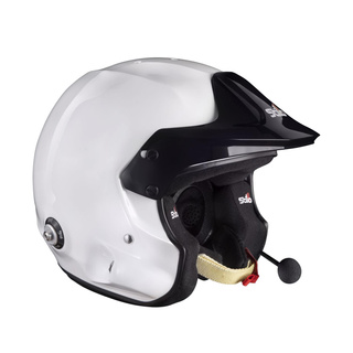 Casque Stilo Venti Trophy Rally Hans blanc (FIA)