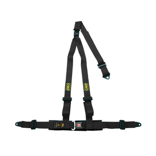 Harnais 3 points OMP Strada DA509 noir (ECE)