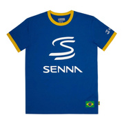 T-shirt Ayrton Senna Collection Ayrton Senna Legacy 2026 bleu