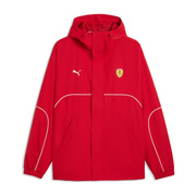 Veste homme Rain Scuderia Ferrari F1 2026 rouge