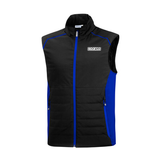 Gilet imperméable Sparco Wind MY22 noir/bleu