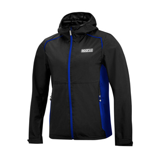 Veste imperméable Sparco Wind MY22 noire/bleue
