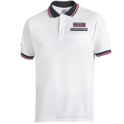 Polo Sparco Martini Pocket blanc