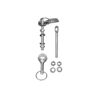 Goupille de capot OMP argent