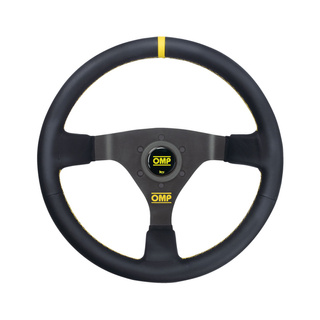 Volant OMP WRC jaune cuir