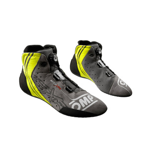 Chaussures OMP KS-X R noires/jaunes (FIA)