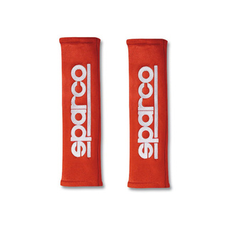 Housses ceinture de sécurité Sparco 2" rouges