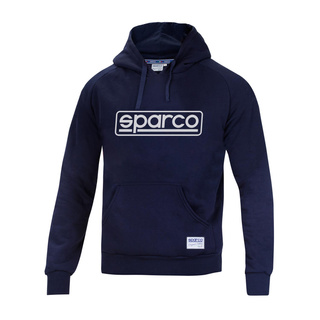 Sweat à capuche Sparco Frame bleu marine