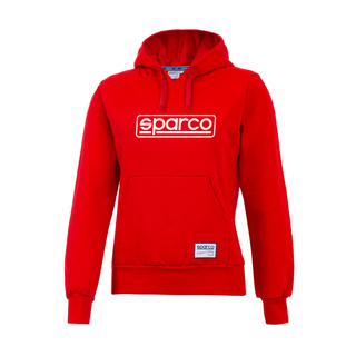 Sweat à capuche Sparco FRAME femme rouge