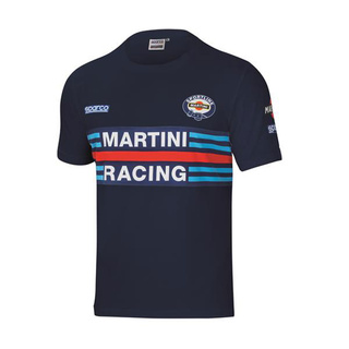 T-shirt Sparco Martini Racing bleu marine