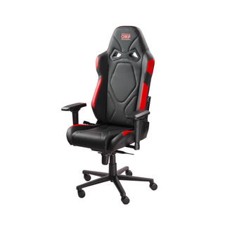 Fauteuil de bureau OMP GS noir/rouge