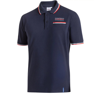 Polo Sparco Martini Pocket bleu marine