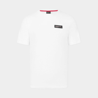 T-shirt homme Porsche Motorsport 2025 blanc avec logo