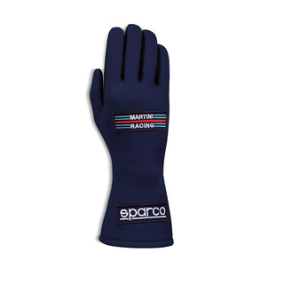 Gants Sparco Land Martini Racing MY22 bleu marine (FIA)