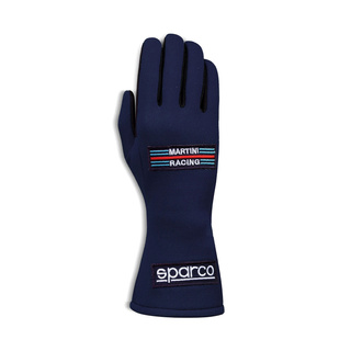 Gants Sparco Land Martini Racing MY25 bleu marine (FIA)