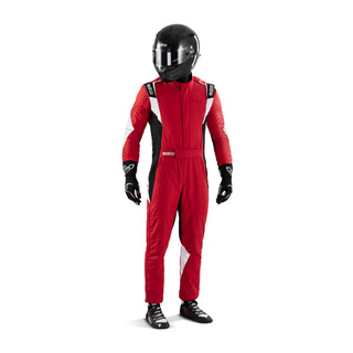 Combinaison Sparco Superleggera rouge/noire (FIA)