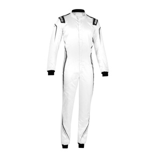 Combinaison Sparco Prime MY22 blanche (FIA)