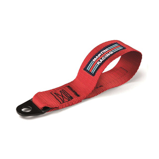 Crochet de remorquage Sparco Martini rouge (FIA)