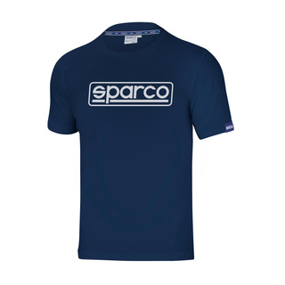 T-shirt Sparco Frame bleu marine