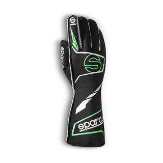 Gants Sparco Futura noirs/verts (FIA)
