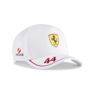 Casquette baseball homme Hamilton blanc Team Scuderia Ferrari F1 2025