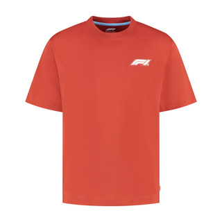T-Shirt Homme Heritage Logo rouge Formula 1 2025