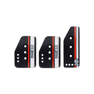 Housses pour pédales Sparco Settanta noir (standard)