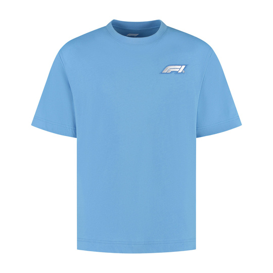 2025 Formula 1 Puma Men's Heritage Logo Blue T-shirt