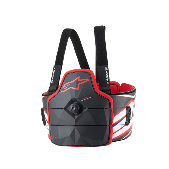Alpinestars Italy AK-1 (FIA) Kids' Rib Protection Vest black-red