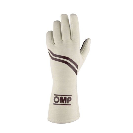 Gants OMP Dijon MY25 crème (FIA)