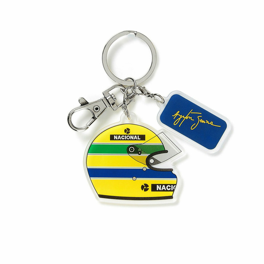 Helmet Ayrton Senna F1 Keyring