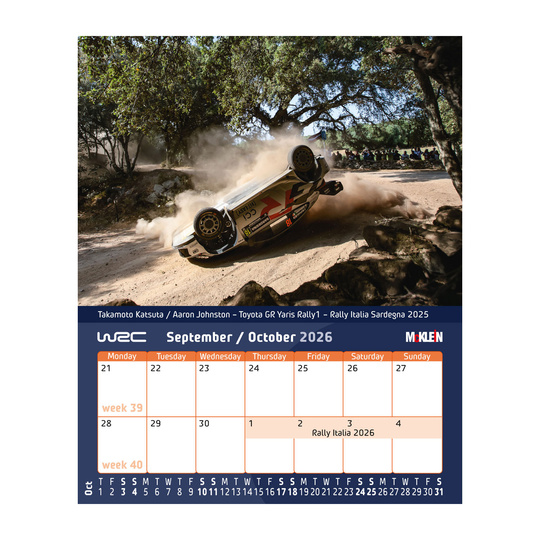 Calendario de escritorio McKlein 2026 "History meets the Present"
